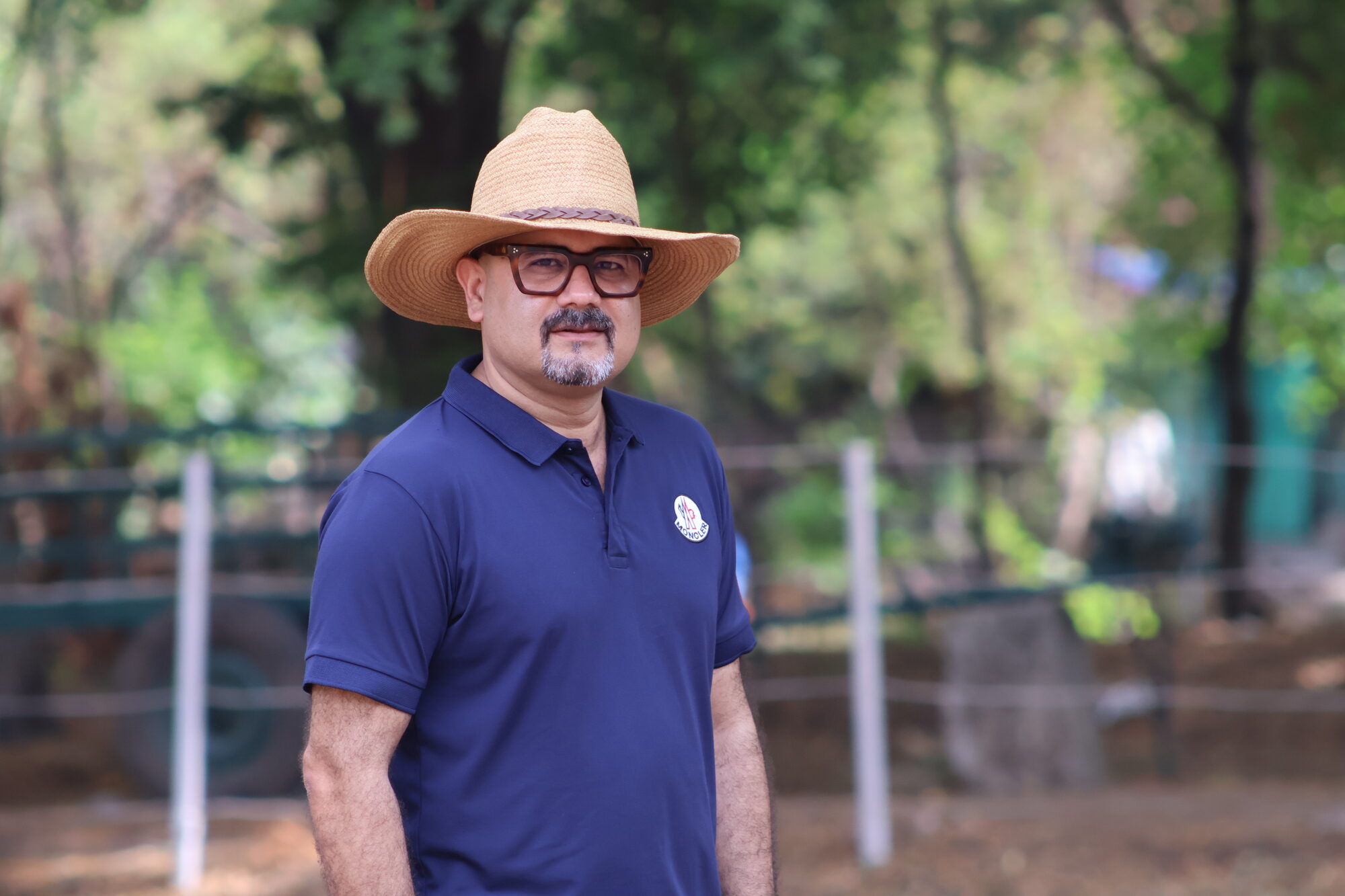 Gaurav Rampal with a Thoroughbred, The Horseman Way